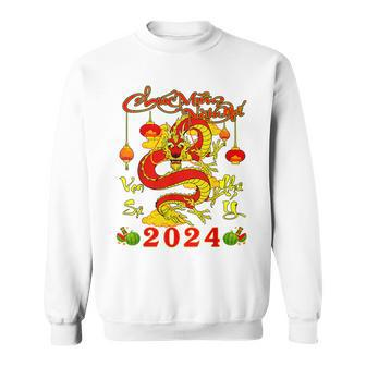 Chuc Mung Nam Moi 2024 Tet Giap Thin Viet Nam New Year 2024 Sweatshirt - Monsterry UK