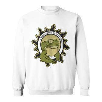 Church Of The Toad Of Light Sonoran Desert Bufo Toad Sweatshirt - Monsterry