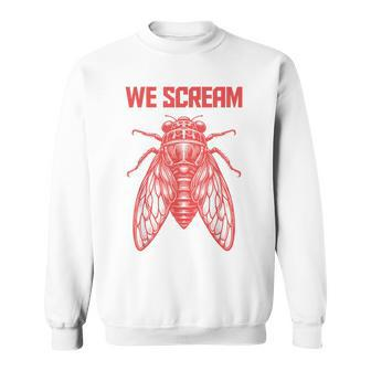 Cicada We Scream 2024 Sweatshirt - Monsterry DE