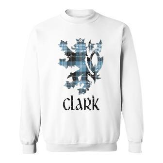 Clan Clark Tartan Scottish Family Name Scotland Pride Sweatshirt - Seseable