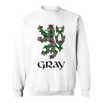 Clan Gray Htg Tartan Scottish Family Name Scotland Pride Sweatshirt - Seseable