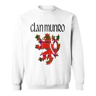 Clan Munro Tartan Scottish Family Name Scotland Pride Sweatshirt - Seseable