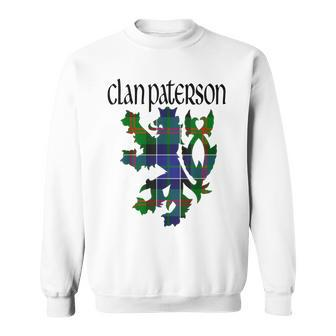 Clan Paterson Tartan Scottish Family Name Scotland Pride Sweatshirt - Seseable