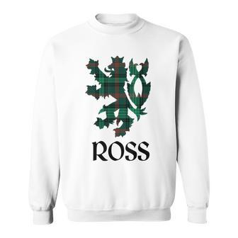 Clan Ross Tartan Scottish Family Name Scotland Pride Sweatshirt - Seseable