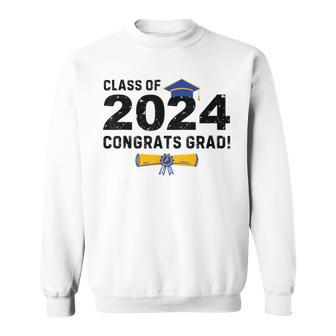 Class Of 2024 Congrats Grad 2024 Congratulations Graduate Sweatshirt - Monsterry CA