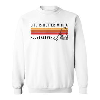 Cleaning Housekeeping Professional Housekeeper Sweatshirt - Monsterry DE