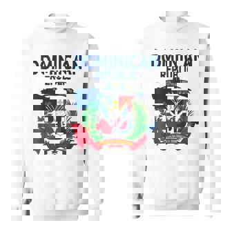 Coat Of Arms Republica Dominicana & Dominican Flag Outfit Sweatshirt - Seseable