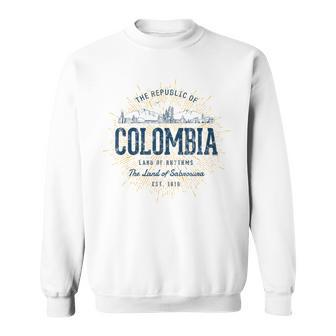 Colombia Retro Style Vintage Colombia Sweatshirt - Seseable