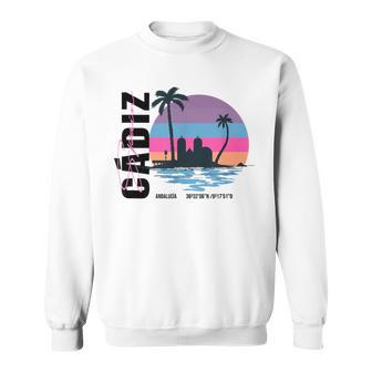 Coordenadas Cádiz Andalucía España Camisa de entrenamiento - Regaloses