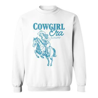 Cowgirl Era Vintage Inspired Western Aesthetic Trendy Sweatshirt - Monsterry