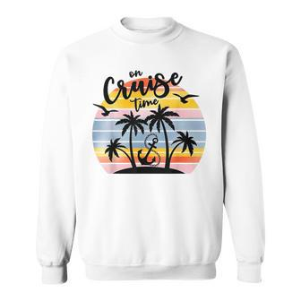 On Cruise Time Cruise Squad Summer Vacation Matching Family Sweatshirt | Mazezy