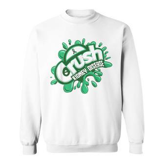 Crush Kidney Disease Grafiti Kidney Disease Awareness Sweatshirt - Seseable