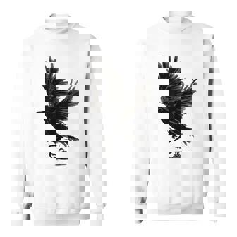 Cuervo Pájaro Cuervo Tatuaje Camisa de entrenamiento - Regaloses