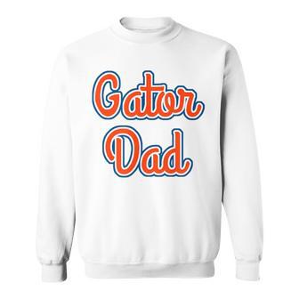 Cursive Gator Dad Sweatshirt - Monsterry