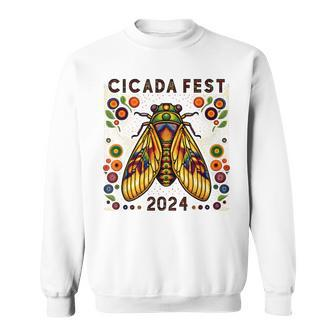 Cute Entomology Cicada Fest 2024 Broods Xix & Xiii Lover Gif Sweatshirt - Monsterry CA