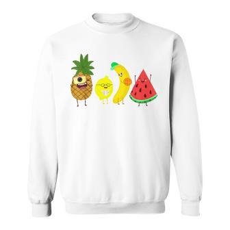 Cute Fruit Friends Family Summer Party Sweatshirt - Monsterry AU