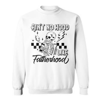 Dad Husband Skeleton Retro Beer Father's Day Daddy Saying Sweatshirt - Monsterry AU