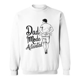 Dad Mode Activated Dad Meme Father's Day Best Father Sweatshirt - Monsterry UK