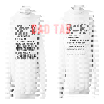 Dad Tax Noun Definition Fathers Day Daddy Sweatshirt - Thegiftio UK