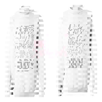 Daddy Pink Winter Onederland 1St Birthday Snowflake Matching Sweatshirt - Thegiftio