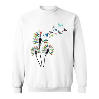 Dandelion Parrots For Parrot Lover Parrot Sweatshirt - Thegiftio UK