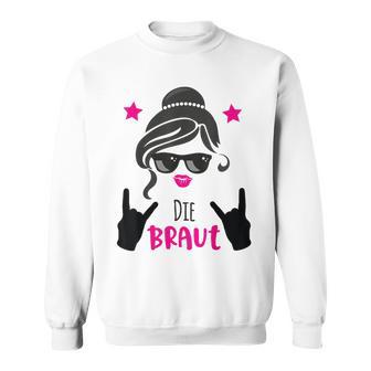 Die Braut Rockt Team Bride Outfit Jga Group S Sweatshirt - Seseable