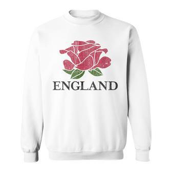 Distressed English Rugby England Rugby Football Top Sweatshirt - Monsterry UK