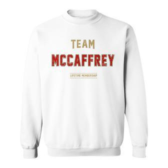Distressed Team Mccaffrey Proud Family Surname Last Name Sweatshirt - Seseable