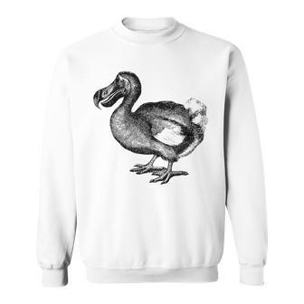 Dodo Bird Vintage Print Sweatshirt - Monsterry