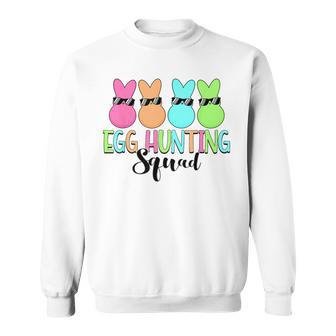 Egg Hunting Squad Cute Bunny Rabbit Lover Happy Easter Day Sweatshirt | Mazezy DE