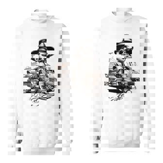 El Jefe Bomba Lowrider Chicano Homie Tattoo Cholo Pachuco Sweatshirt - Thegiftio