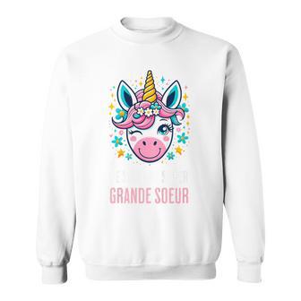 Enfant Grande Soeur Cadeau Naissance Petit Frère Petite Sœur 2024 Sweater e - Cadeauxyz