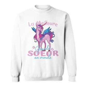 Enfant La Meilleure Grande Soeur Du Monde Licorne Magique Sweater e - Cadeauxyz