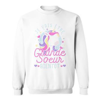 Enfantintage Enfent Annonce Grossesse Jeais Être Grande Soeur Sweater e - Cadeauxyz