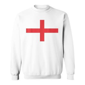England 2021 Flag Love Soccer Football Fans Support Sweatshirt - Seseable