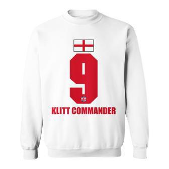 England Sauf Klitt Commander Son Name S Sweatshirt - Seseable