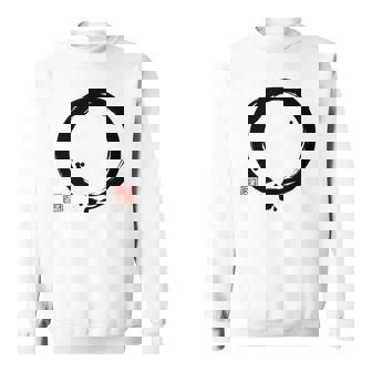 Enso Zen Buddhism Circle Sumi-E Sweatshirt - Thegiftio