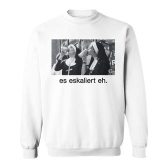 With Escaliert Eh Nonnen Trink German Language S Sweatshirt - Seseable