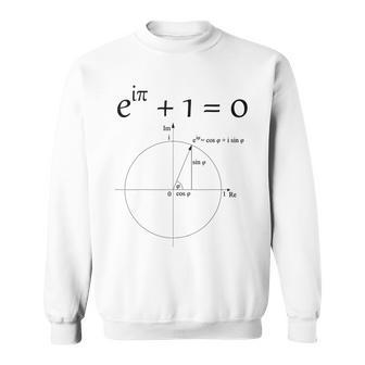 Euler's Identity Mathematical Constants Number Pi Physicist Sweatshirt - Monsterry DE