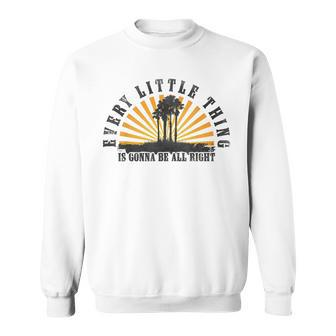 Every Little Thing Is Gonna Be Alright Jamaica Womens Sweatshirt - Monsterry
