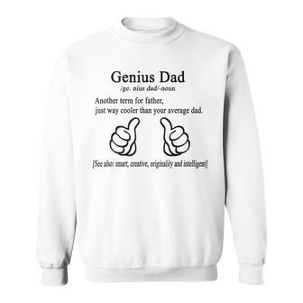 Father's Day Humor Grandpa Daddy Geeky Dad Sweatshirt - Monsterry DE