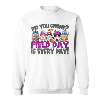 Field Day Is Every Day Quote For Educators With Gnomes Sweatshirt - Monsterry UK