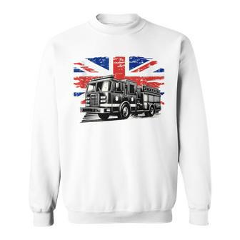 Firefighter Truck Family Firefighter Dad Father Day Birthday Sweatshirt - Seseable