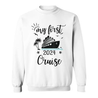 My First Cruise 2024 Family Vacation Cruise 2024 Sweatshirt - Monsterry UK