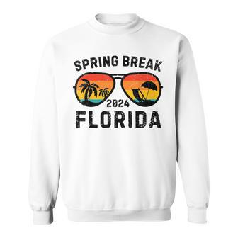 Florida Spring Break 2024 Family Matching Tropical Beach Sweatshirt - Monsterry DE