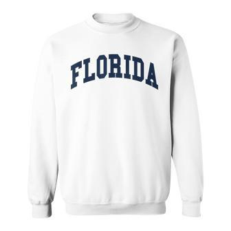 Florida Throwback Print Classic Sweatshirt | Mazezy