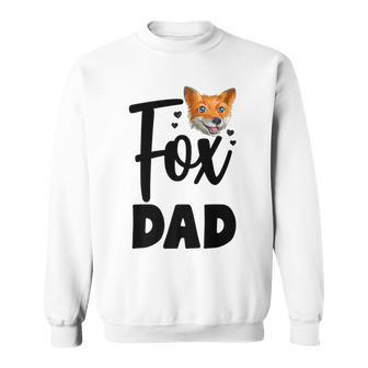 Fox Dad Woodland Creature Animal Sweatshirt - Monsterry CA