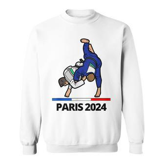 France Paris Supporter Summer 2024 Sports Games Medallion Sweatshirt - Thegiftio UK