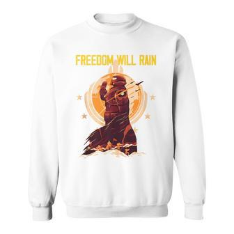 Freedom Will Rain Hell Of Diver Helldiving Lovers Outfit Sweatshirt - Seseable