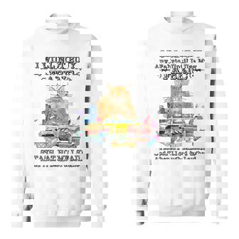 Cat Quilting Sewing Sayings Sewer & Quilter Sweatshirt - Seseable